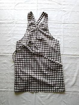 新品未使用タグ付　栗原はるみ　チンゲンサイ　エプロン 野菜柄　珍しい　希少　レア ティーブレイクプリントエプロン(グリーン)｜胸あてエプロン